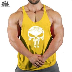 Débardeur de sport pour homme, débardeur musculaire, vêtements de sport décontractés, tricot respirant, écologique, séchage rapide, 100% coton - Product Image 6