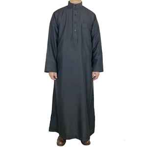 Thobe Emiratí Premium Marrón, Kandura de Lujo, Ropa Tradicional Árabe, Elegante Jubba para Hombre, Suave y Transpirable, Atuendo Islámico Moderno - Product Image 3