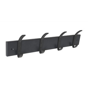 Bande murale en bois GAMET, 500x70mm, noir - Product Image 1