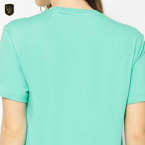 เสื้อยืดโอเวอร์ไซส์ผู้หญิง ทรงหลวม ผ้าฝ้าย แขนสั้น คอกลม สวมใส่สบายสำหรับฤดูร้อน เสื้อยืดพื้นฐานสำหรับผู้หญิง - Product Image 4