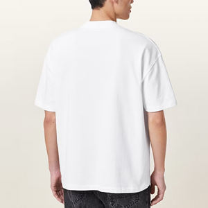 2025 New Arrived Drop Shoulder Solid Color Heavyweight <b>T</b>-<b>shirt</b> O-Neck <b>Collar</b> Comfortable Fit Streetwear Tee <b>Shirt</b> For Men - Product Image 5