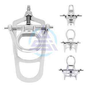 Articulador ajustable para dentadura, herramientas de laboratorio Dental S/M/L, articulador cromado, conjunto Dental de boca completa, instrumentos quirúrgicos - Product Image 1