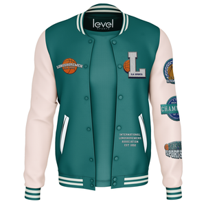 Vestes Versity College pour hommes grande taille vestes universitaires vierges en gros veste universitaire Letterman unie avec logo personnalisé pour hommes 2022 - Product Image 1