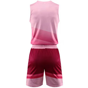 Uniforme de basket-ball pour adultes de haute qualité personnalisé, dernier design, respirant, taille plus, 100% polyester, nom de l'équipe personnalisé - Product Image 6