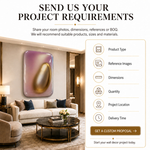 Gradient Epoxy Resin Art Coated Rounded Rectangle Sculpture Modern Still Life Decorative Painting <b>for</b> Hotel House Interior Decor - Product Image 6