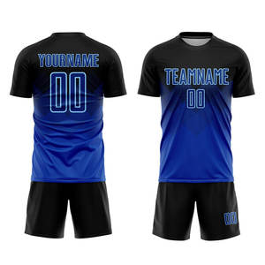 Camiseta de fútbol de tela transpirable Top Barato y suministro de fábrica 2025 Ropa de fútbol personalizada Uniformes de alta calidad - Product Image 1