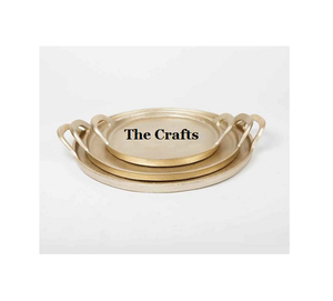 Plateau de service rond pour accessoires de table, plateau de service alimentaire de qualité supérieure à prix abordables - Product Image 3