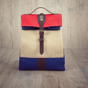 Sac à déjeuner isotherme en cuir et toile de haute qualité, tendance, portable, pour 2 personnes, pour le bureau et l'extérieur, CLB-0048 - Product Image 1