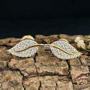 <b>Eye</b> Catching Women Jewelry Fully Iced Out Moissanite Round Brilliant Cut Diamond <b>Crafted</b> in 925 Sterling Silver With VVS Clarity - Product Image 4