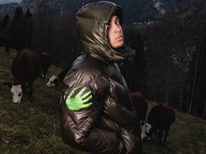 Veste matelassée thermoréactive à changement de couleur personnalisée pour homme, veste d'hiver chaude, veste à bulles thermochromique, coupe-vent, rembourrée - Product Image 5