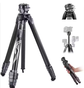 Nouveau trépied de voyage portable robuste en fibre de carbone léger de 54,3 pouces, support de caméra pliable 5C, personnalisable OEM, garantie 3 ans - Product Image 2