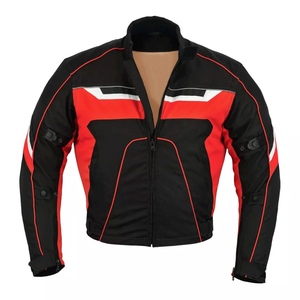 Men's Motorcycle Cordura Textile <b>Jacket</b> <b>Biker</b> Touring CE Armoured Waterproof Black Red Motorbike Textile <b>Jacket</b> - Product Image 4