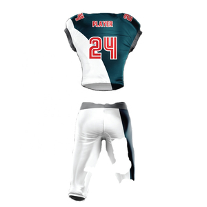 ชุดเครื่องแบบอเมริกันฟุตบอลแขนสั้นระบายอากาศได้ดีพิมพ์ลายจำนวนเสื้อผ้าโพลีเอสเตอร์ดีไซน์ใหม่ - Product Image 3