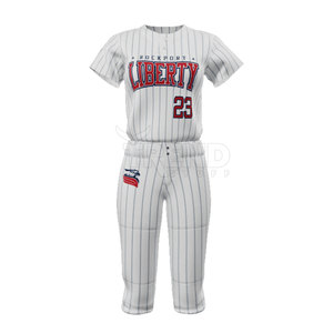 Meilleur Design 100% Polyester Softball Baseball Uniforme Kit À La Mode Jersey et Pantalon Respirant Sportswear Uniformes - Product Image 6