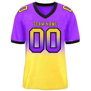 Jersey de fútbol americano de algodón pesado, uniforme de fútbol americano personalizado de estilo retro con bordado y logotipo - Product Image 5