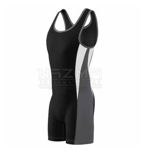 Nouvel arrivage de maillot de lutte pour hommes-Sangle réglable confortable Spandex/Polyester Matériel OEM Service Plus Size Nouveau Design - Product Image 1