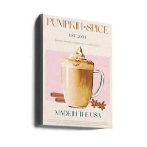 Autumn Latte Delight Pumpkin Spice Latte <b>Poster</b> Paper Wall Decor - Product Image 5