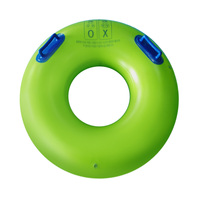 Bouée de natation robuste 40'' avec logo personnalisé (WC-S10022) pour adulte, en PVC, poignées sécurisées, 2 chambres à air, certifiée KC