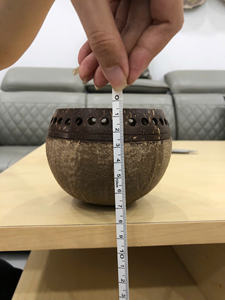 El mejor precio para el cuenco de cáscara de coco respetuoso con el medio ambiente, cuencos de cáscara de coco auténticos de Vietnam de muchos tamaños - Product Image 5