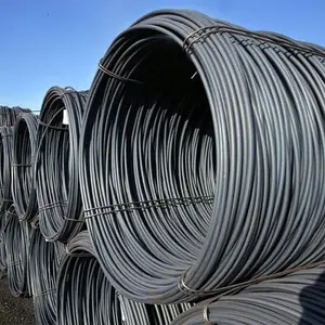 ASTM filo di acciaio al carbonio bobina SAE 1008 laminata a caldo in acciaio dolce vergella 10mm, 12 mm per la costruzione e uso industriale