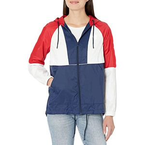 Chaqueta cortavientos para mujer de gran oferta, hecha en fábrica de alta calidad con diseño de sublimación personalizado, forro de nailon elegante y transpirable - Product Image 1