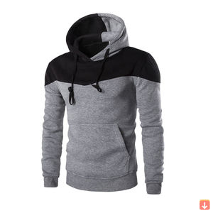 Vente chaude poids lourd hommes survêtement à capuche personnalisé en relief 3D imprimé sweat tissu ensemble solide à capuche sweats unis - Product Image 2