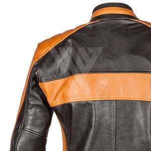 Blouson en cuir décontracté pour moto d'hiver pour hommes, coupe confortable, respirant et imperméable, vêtement de course automobile - Product Image 4