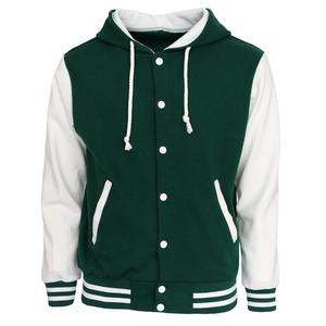 Chaqueta de invierno para hombre con letras de béisbol universitario de algodón y poliéster, chaqueta universitaria de invierno con bordado cuadrado de estilo universitario personalizado - Product Image 1