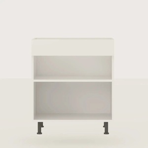 Puertas de armario de cocina de Color madera blanca estilo coctelera Modular moderno MFC/caja de tablero de partículas cocina al aire libre de estilo americano - Product Image 5