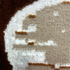 Alfombra Turca Moderna de Polipropileno Jacquard Tejida a Máquina, con Respaldo de Yute de Alta Calidad, Resistente a las Manchas, de Pelo Alto y Diseño Abstracto - Product Image 1