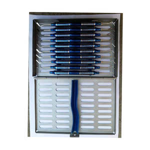 Kit de Instrumentos para Rellenos Dentales de Composite, Acero Inoxidable con Recubrimiento de Titanio Azul, Certificado CE Clase II, Reutilizable, Manual, Ergonómico - Product Image 1