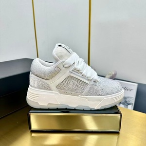 Sneakers <span class=keywords><strong>Donna</strong></span> 2026 Nuove con Strass Colori Misti Suola Spessa Punta Tonda Allacciate Casual Sportive per Amanti della Corsa - Product Image 2