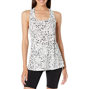 Camiseta sin mangas Oem Private Label Gym Fitness para mujer Camisetas sin mangas Tallas grandes Ropa deportiva blanca Servicio OEM Estampado corto personalizado - Product Image 1