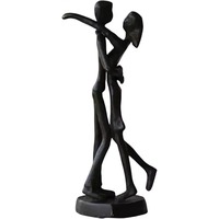 Figurines de couple en fer forgé modernes, super vendues, qui expriment magnifiquement la connexion intime, durables et faites à la main