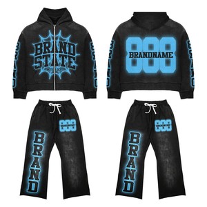 2025 nouvelle dernière conception formation Jogging survêtements pour hommes impression personnalisée conception couleur rouge sport coton survêtements pour hommes - Product Image 1