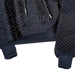 เสื้อฮู้ดถักไหมพรมประดับเพชรสำหรับผู้หญิง สไตล์ลำลอง ใส่สบาย เหมาะสำหรับใช้ในชีวิตประจำวัน - Product Image 3