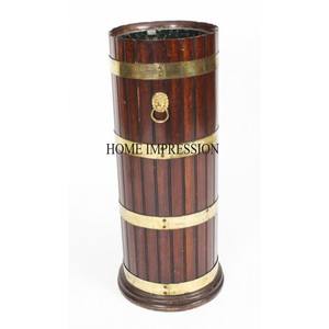 Support de parapluie de forme cylindrique en métal résistant de concepteur d'art créatif moderne et support de fournisseur indien à bas prix - Product Image 4