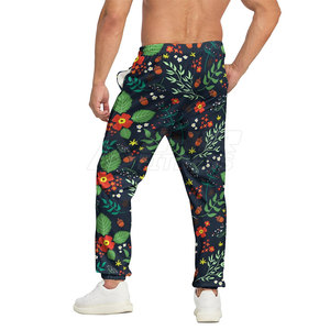 Pantalon de survêtement en toile taille haute pour hommes personnalisé en gros vêtements de rue décontractés Service OEM technique de sublimation de coton vente en ligne - Product Image 6