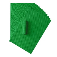 Kit de Fabricación de Velas de Cera de Abeja Sotacandlemarket para Niños, Color Verde, Más de 48 Hojas de Colores de Lujo, Juguete Educativo