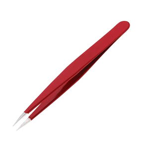 Pinces à épiler professionnelles pour sourcils, couleur noire, pointe inclinée, en acier inoxydable, pour l'épilation des sourcils, pour la beauté - Product Image 5