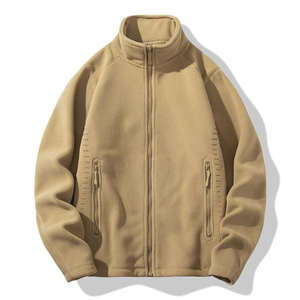 "Chaqueta clásica polar para hombre con bolsillos con cremallera, ligera y cómoda para senderismo y acampada en invierno" - Product Image 1