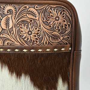 Sac à bandoulière en cuir de fourrure de vachette occidentale fabriqué à la main sac à main en cuir de haute qualité Style décontracté sac à usage quotidien - Product Image 6