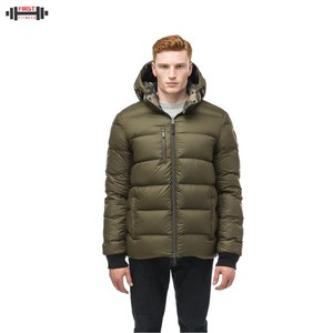 Veste matelassée en toile respirante de haute qualité, coupe régulière, délavée, pour homme, facile à laver, vente personnalisée - Product Image 2