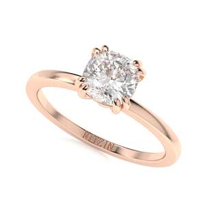 3.00ct Bague de fiançailles solitaire en diamant taillé coussin pour femme - Product Image 3