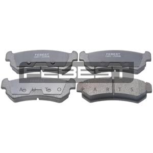 Pastiglie freno posteriori FEBEST (1001-J200R) - Product Image 1
