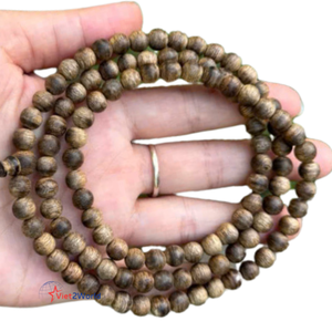 สร้อยข้อมือไม้อาการ์วู้ดจากเวียดนามสีดำบริสุทธิ์ลูกปัด108ชั้นเยี่ยมคุณภาพสูงจากไม้เวียดนามสีดำ - Product Image 5