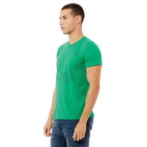 Fournisseur OEM 100% coton coupe ample imprimé T-Shirt pour hommes Logo personnalisé à manches courtes élégant Gym Workout Tee vente en gros - Product Image 5