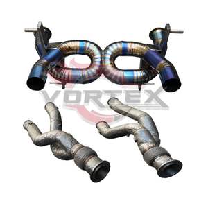 Convertidor Catalítico de Titanio, Silenciador Valvetronic, Escape Catback con Tubo de Bajada para Lamborghini Aventador SVJ/Ultimae con Válvulas - Product Image 6