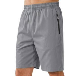 Pantalones Cortos de Hombre de Alta Calidad, Sólidos, Cintura Elástica Media, Bolsillos Delanteros, Tela de Lana, Secado Rápido, Transpirables, Hechos a Medida, Casuales, de Verano - Product Image 1