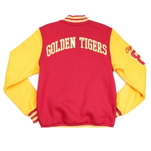 เสื้อแจ็กเก็ต Tuskegee VARSITY เสือสีทองเสื้อแจ็กเก็ตปักลายสำหรับวิทยาลัยเสื้อนอกโรงเรียนกำหนดได้เองเครื่องแต่งกายสำหรับทุกเพศ - Product Image 2